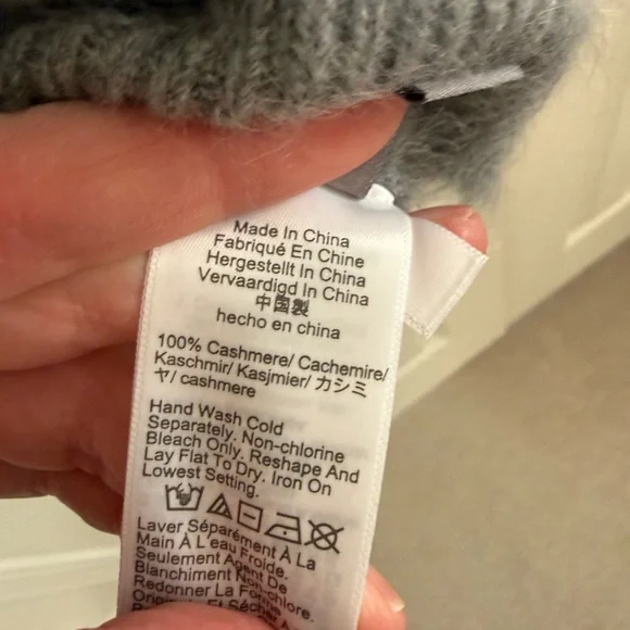 J.crew Brushed Cashmere cable-knit sweater in grey - Picture 6 of 9